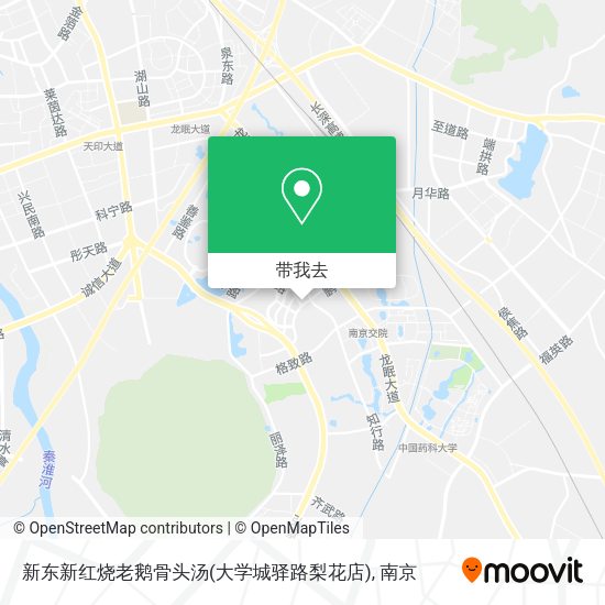 新东新红烧老鹅骨头汤(大学城驿路梨花店)地图