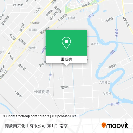 德蒙南京化工有限公司-东1门地图