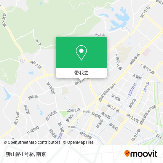 狮山路1号桥地图