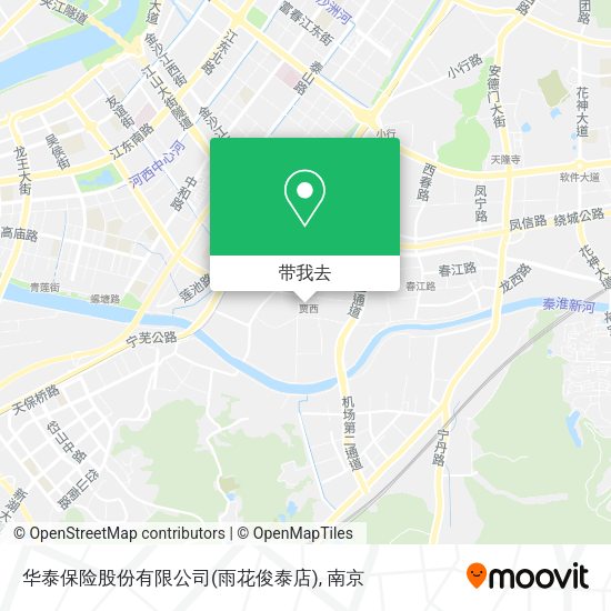 华泰保险股份有限公司(雨花俊泰店)地图