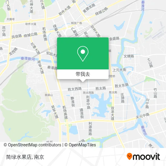 简绿水果店地图