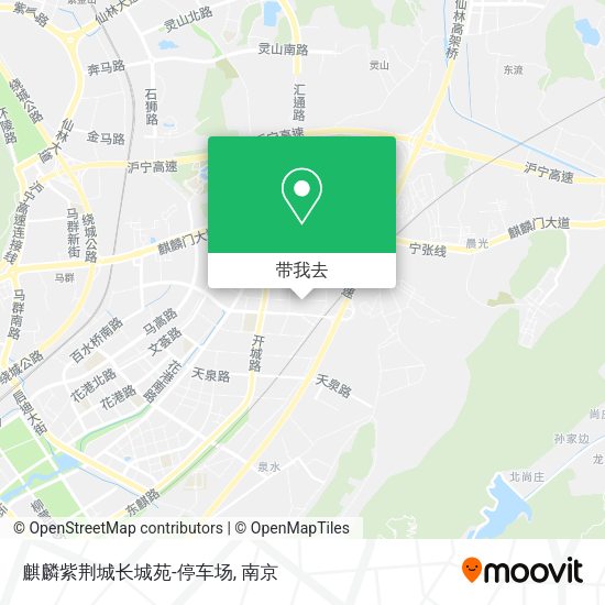 麒麟紫荆城长城苑-停车场地图