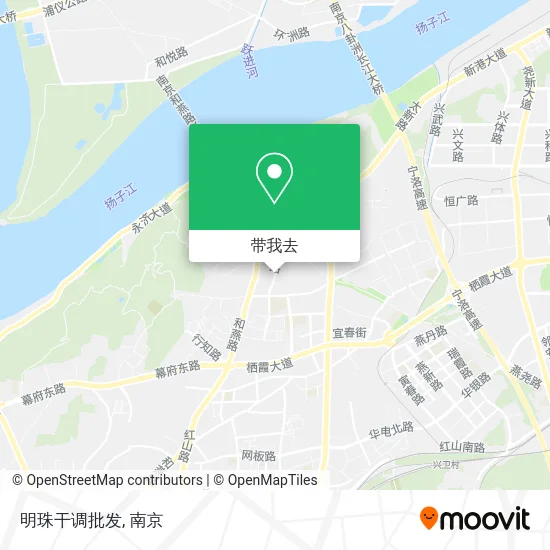 明珠干调批发地图