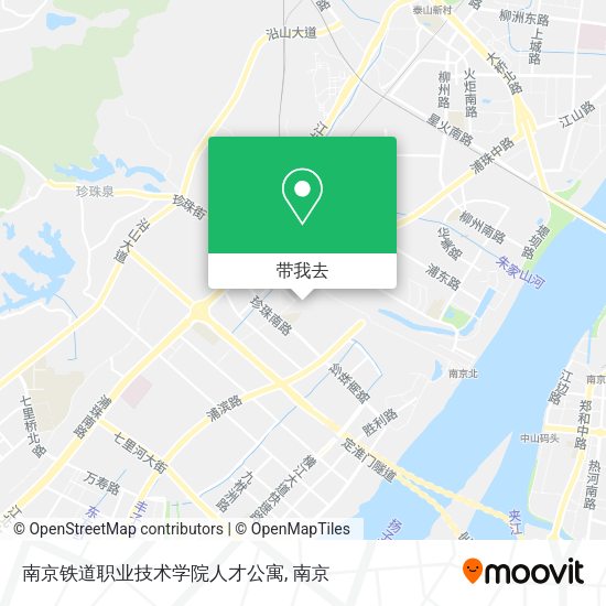 南京铁道职业技术学院人才公寓地图