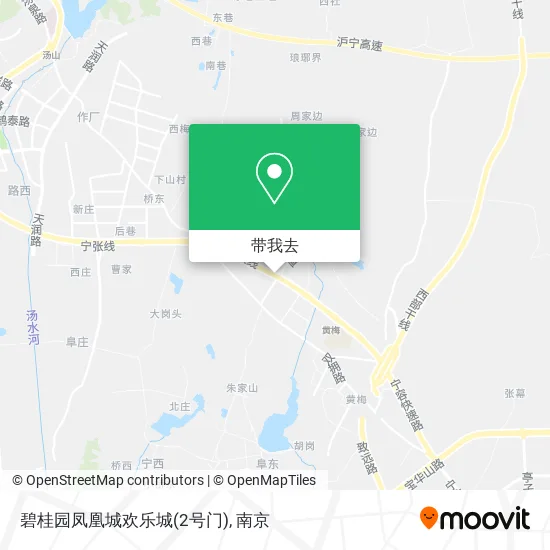 碧桂园凤凰城欢乐城(2号门)地图