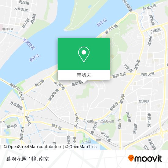幕府花园-1幢地图