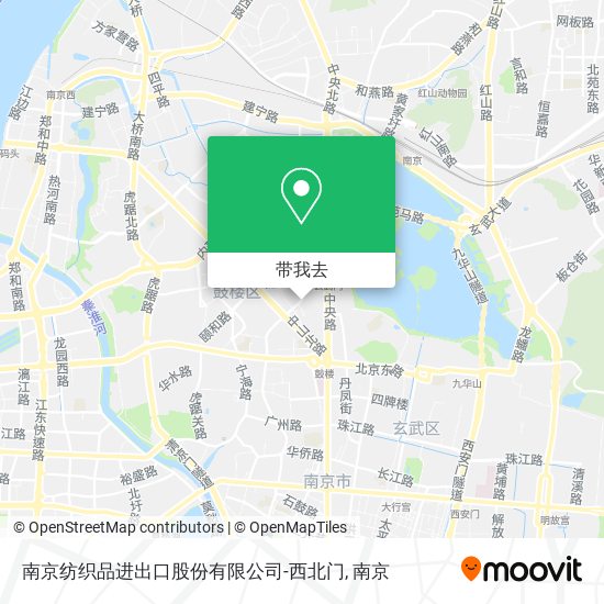 南京纺织品进出口股份有限公司-西北门地图
