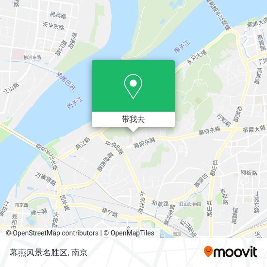 幕燕风景名胜区地图