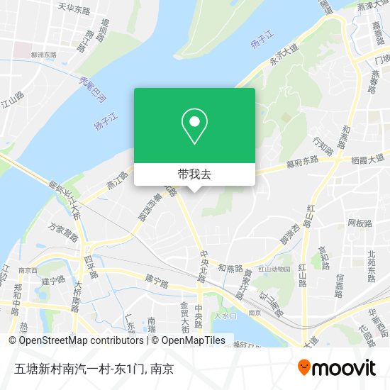 五塘新村南汽一村-东1门地图