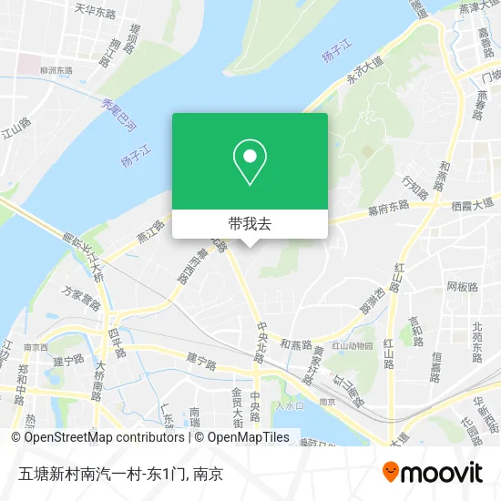 五塘新村南汽一村-东1门地图