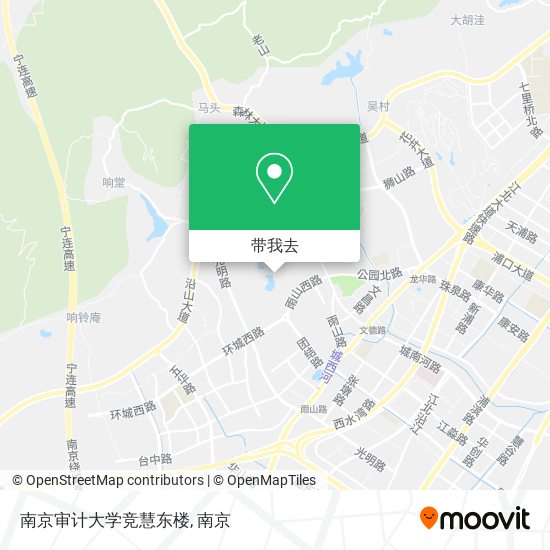 南京审计大学竞慧东楼地图