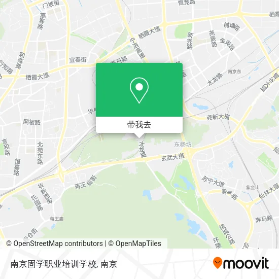 南京固学职业培训学校地图
