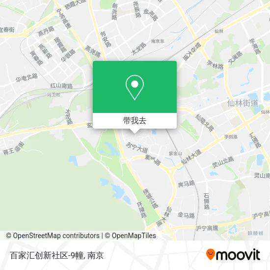 百家汇创新社区-9幢地图