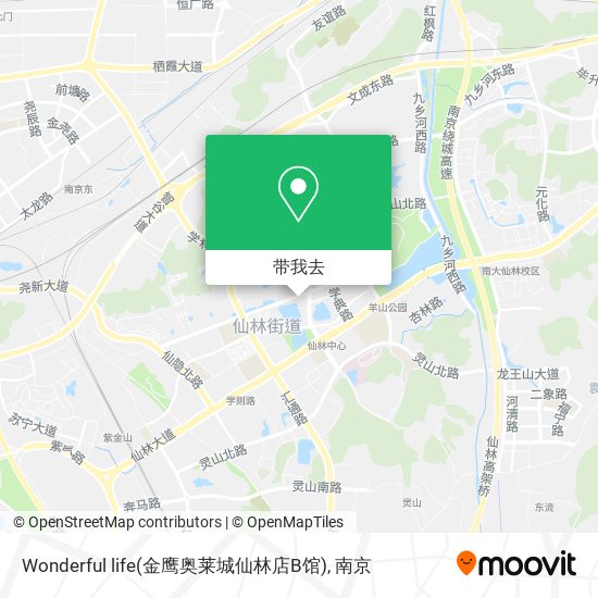 Wonderful life(金鹰奥莱城仙林店B馆)地图