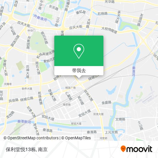 保利堂悦13栋地图