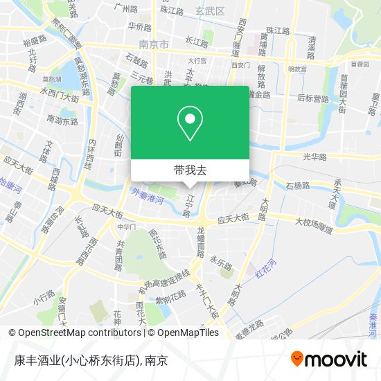 康丰酒业(小心桥东街店)地图
