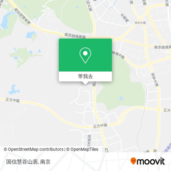 国信慧谷山居地图