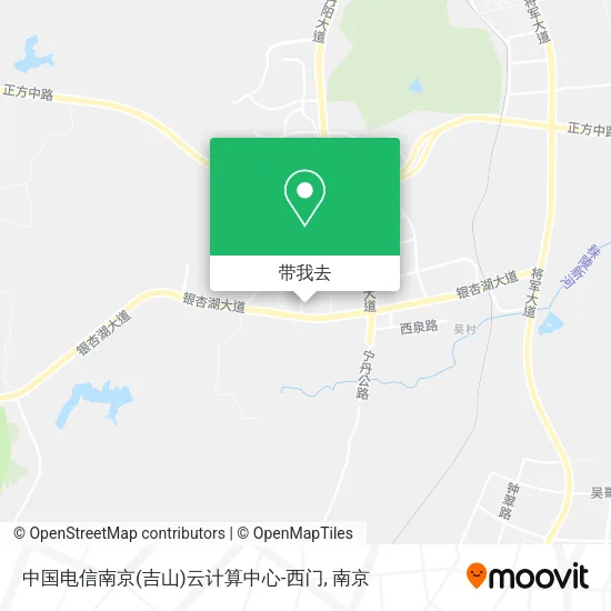 中国电信南京(吉山)云计算中心-西门地图
