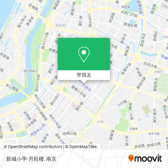 新城小学-月桂楼地图