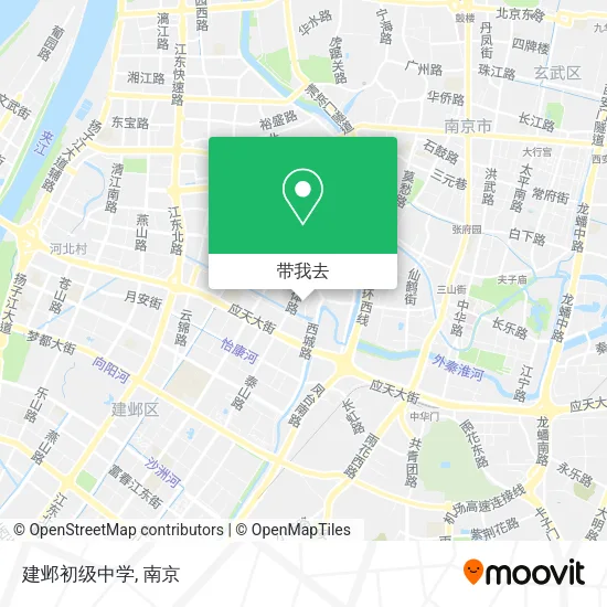 建邺初级中学地图