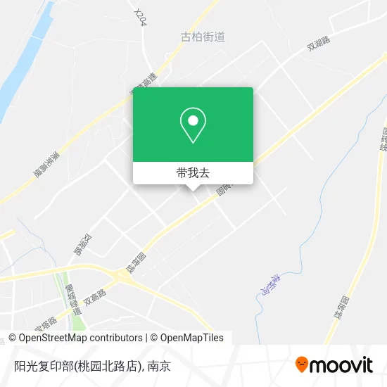 阳光复印部(桃园北路店)地图