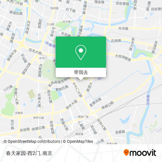 春天家园-西2门地图