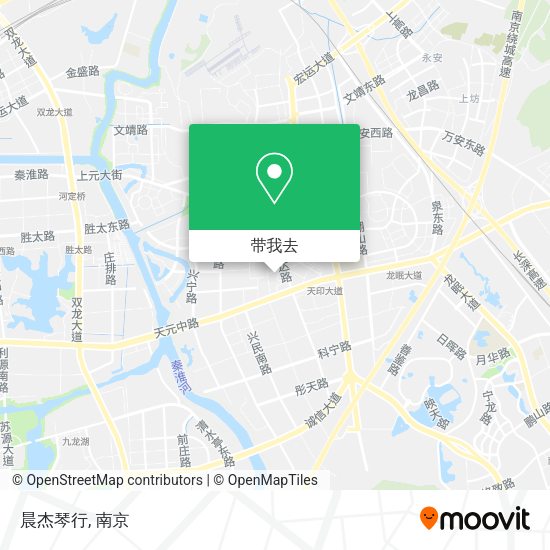 晨杰琴行地图