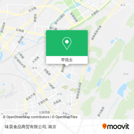 味晨食品商贸有限公司地图