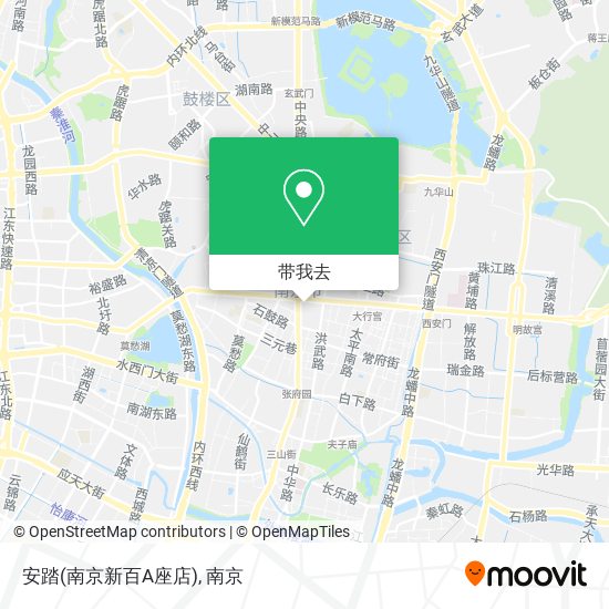 安踏(南京新百A座店)地图