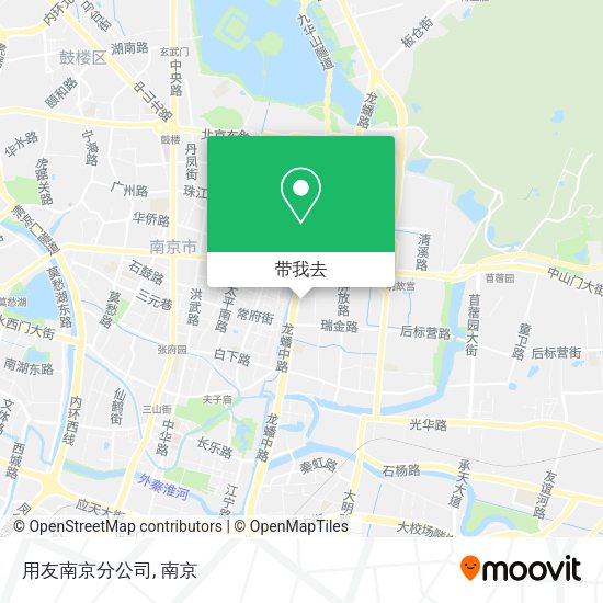 用友南京分公司地图