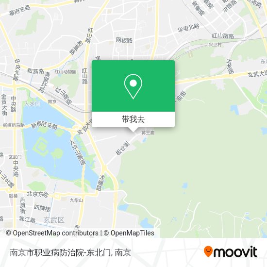 南京市职业病防治院-东北门地图