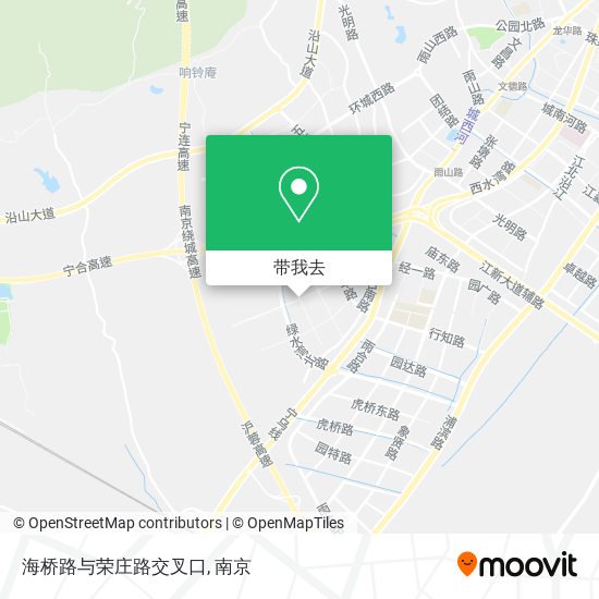 海桥路与荣庄路交叉口地图