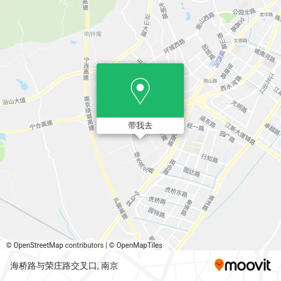 海桥路与荣庄路交叉口地图