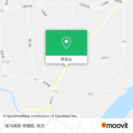 浦乌南路·茶棚路地图