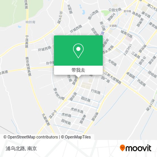浦乌北路地图