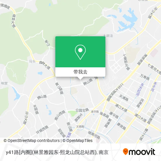 y41路[内圈](林景雅园东-熙龙山院总站西)地图