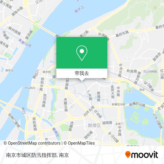 南京市城区防汛指挥部地图
