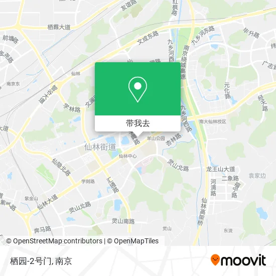 栖园-2号门地图