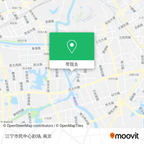 江宁市民中心剧场地图