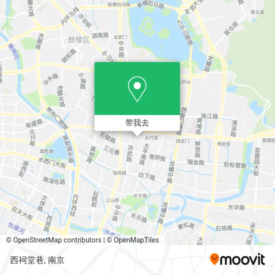 西祠堂巷地图