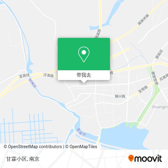 甘霖小区地图