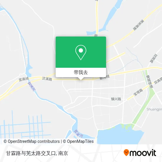 甘霖路与芜太路交叉口地图