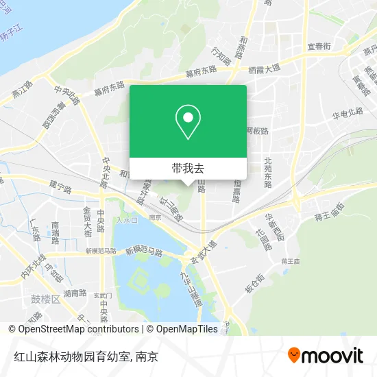红山森林动物园育幼室地图