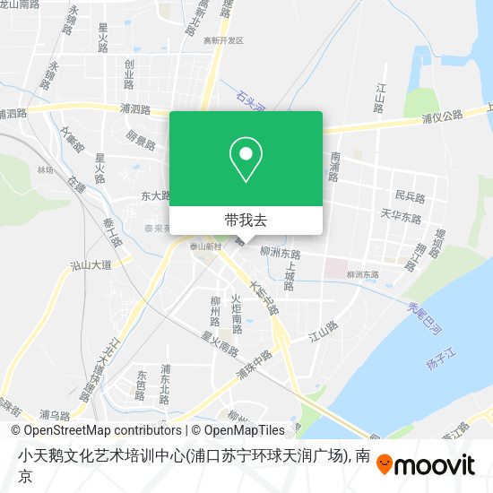 小天鹅文化艺术培训中心(浦口苏宁环球天润广场)地图