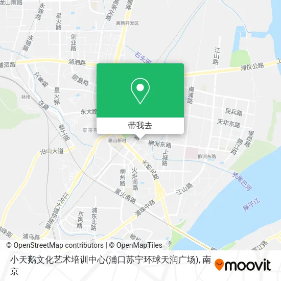 小天鹅文化艺术培训中心(浦口苏宁环球天润广场)地图