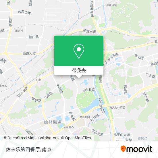 佑来乐第四餐厅地图