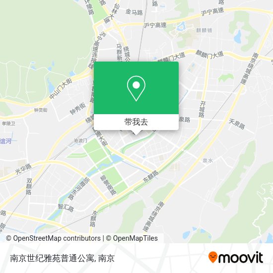 南京世纪雅苑普通公寓地图