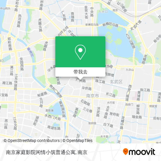 南京家庭影院闲情小筑普通公寓地图