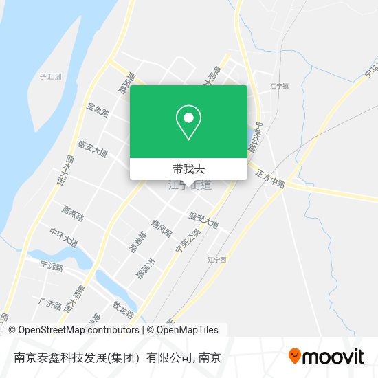 南京泰鑫科技发展地图