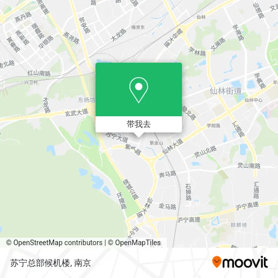 苏宁总部候机楼地图